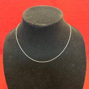 Vintage Sterling Silver 18” Necklace Chain